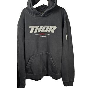 VTG Thor MX Motorcross Hoodie Kids Youth Large Moto Pullover Hooded Sweatshirt